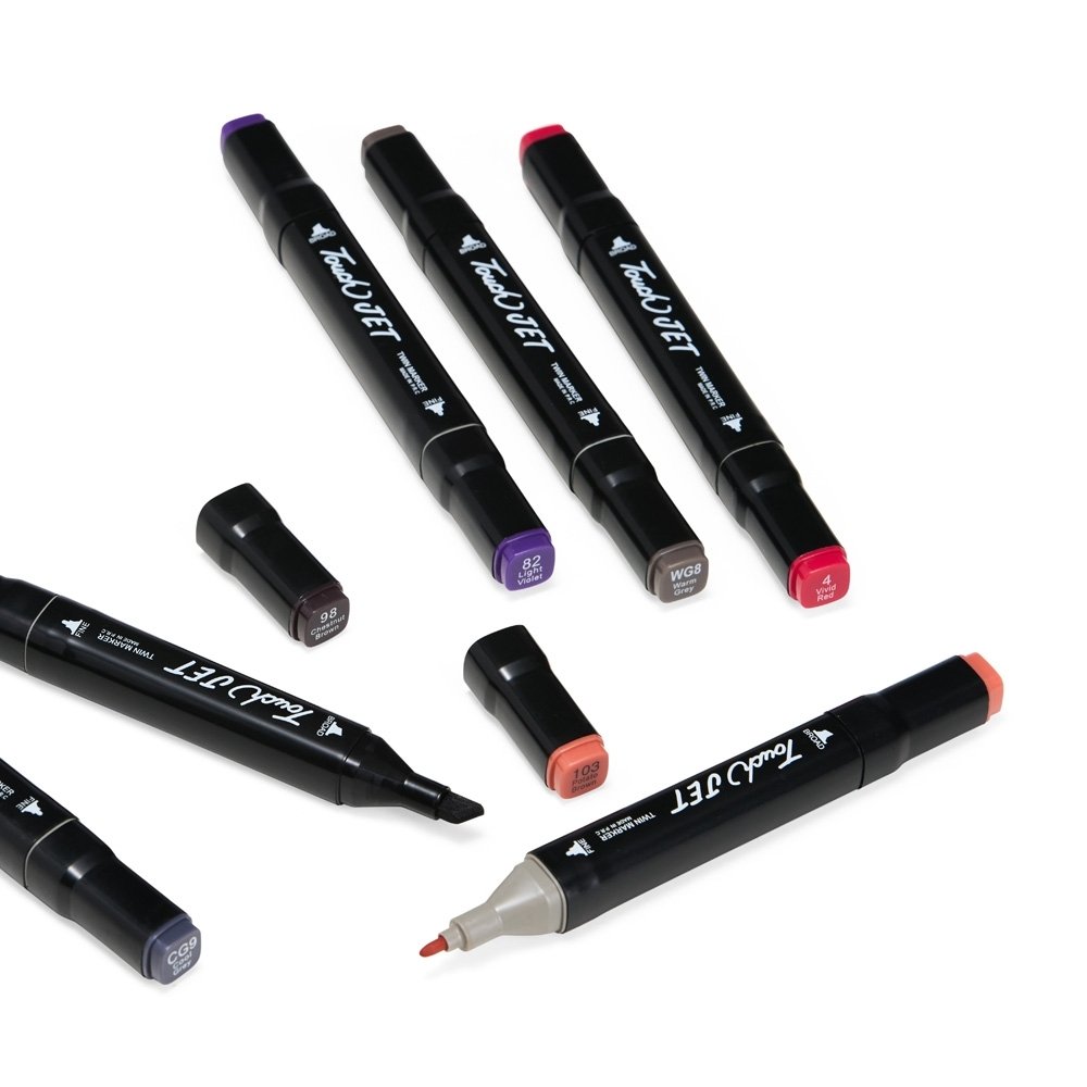 Kit Canetas Marcadoras Pontas Duplas 30 Cores - Imagem 3