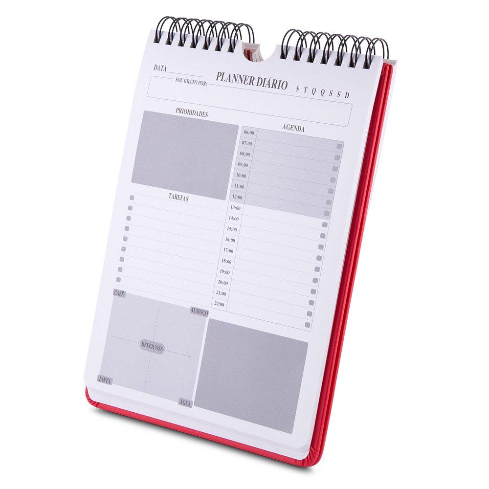 Caderno A5 Planner com capa em PU - Imagem 4