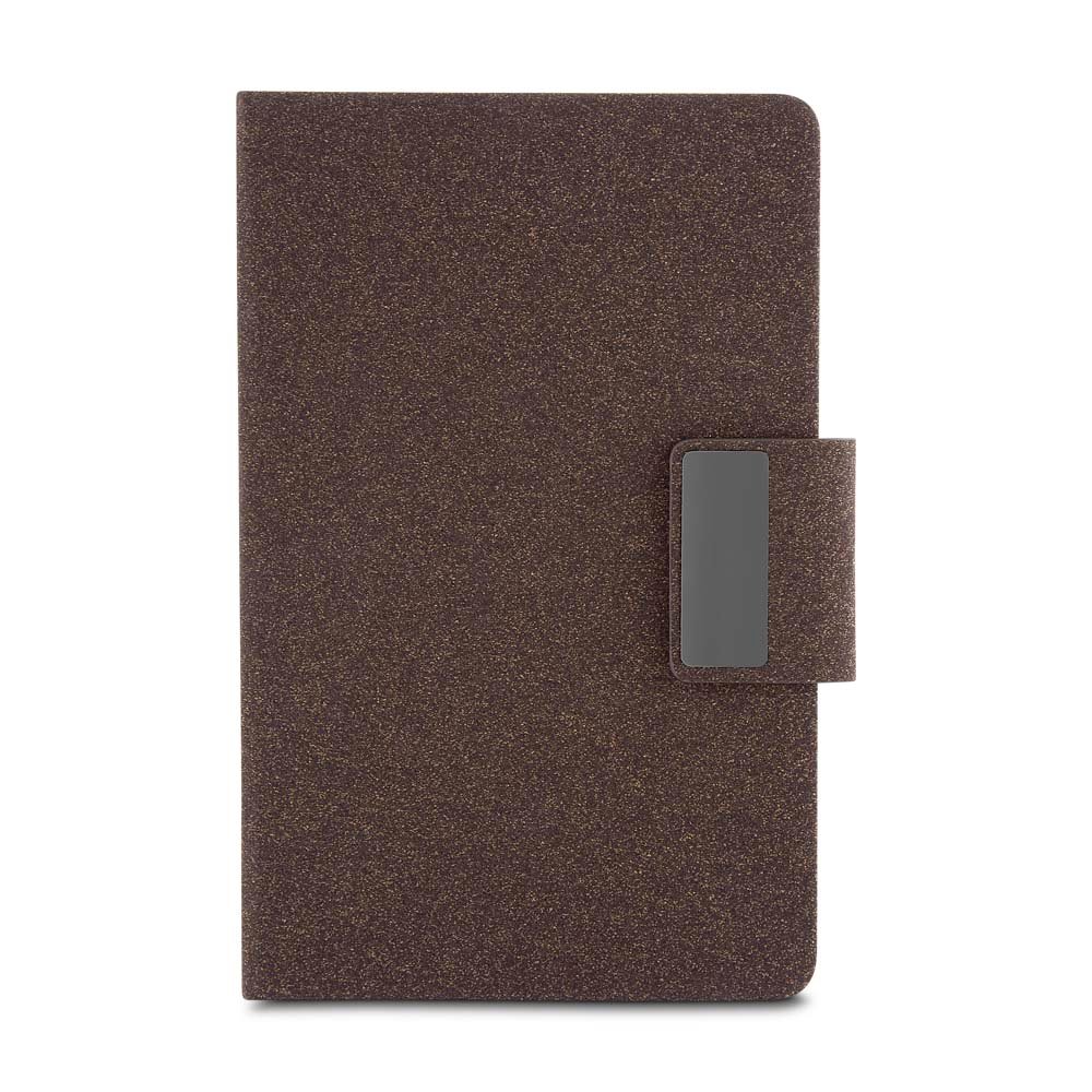 Caderno A5 em PU e fibra de café ou chá - Imagem 2