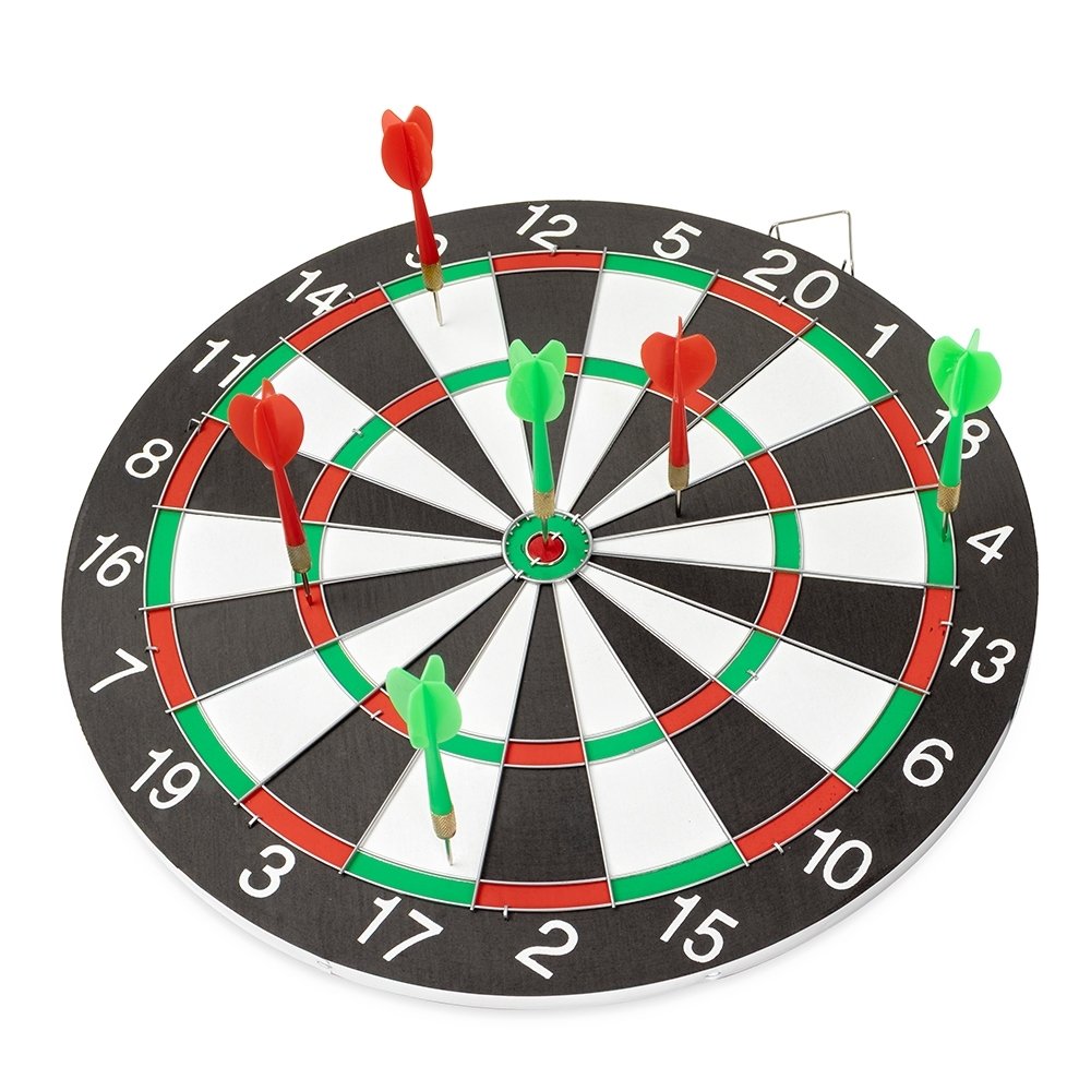 Jogo de Dardos com Alvo Dupla Face - Imagem 3